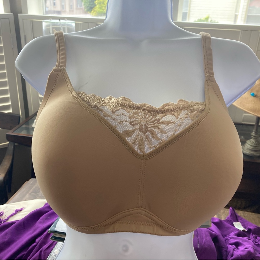 Lace top bra